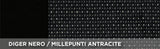 Cora Coprisedile auto lato guida per furgoni SP28/SP29 tessuto misto cotone nero