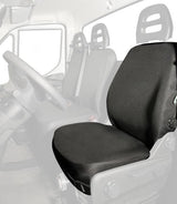 Cora Driver's Side Car Seat Cover for SP32/SP33 Vans, Black Polyester Fabric