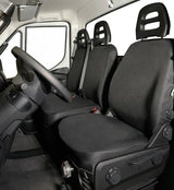 Cora Van Seat Covers, Size SP32, Full Seat, Black Cotton Blend