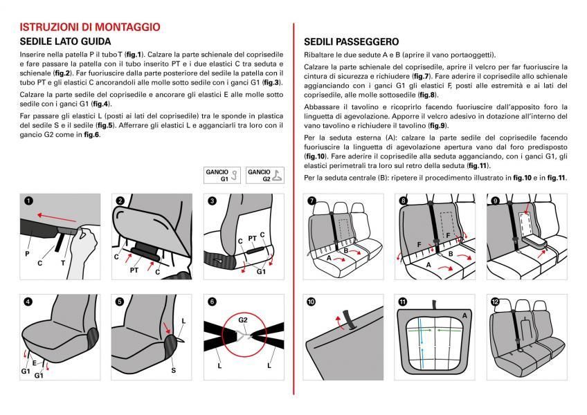 Cora Van Seat Covers, Size SP33, Black Polyester Fabric
