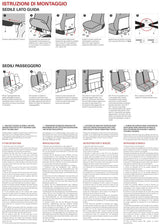 Cora Van Seat Covers Sp34 S/Table S/Uniform Millepunti
