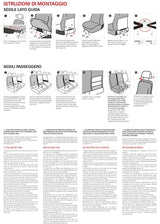 Fundas para asientos de furgoneta Cora Manufacturing, talla SP35, asiento dividido, tela de poliéster negra