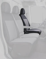 Funda de asiento de conductor Cora Manufacturing para furgonetas, talla SP35, mezcla de algodón negro