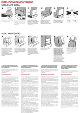 Fundas para asientos de furgoneta Cora Manufacturing, tamaño SP36, asiento dividido, abatibles, tela de poliéster negra