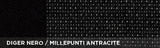 Cora Manufacturing Coprisedili per furgoni tg. SP36 seduta divisa apribile tess. misto cotone nero