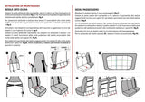 Cora Coprisedili per camion tg. SP70 tess. cotone trapuntato antracite