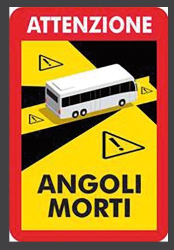 CORA Adesivo Angoli Morti per Pullman e Mezzi Pesanti 250x170 mm