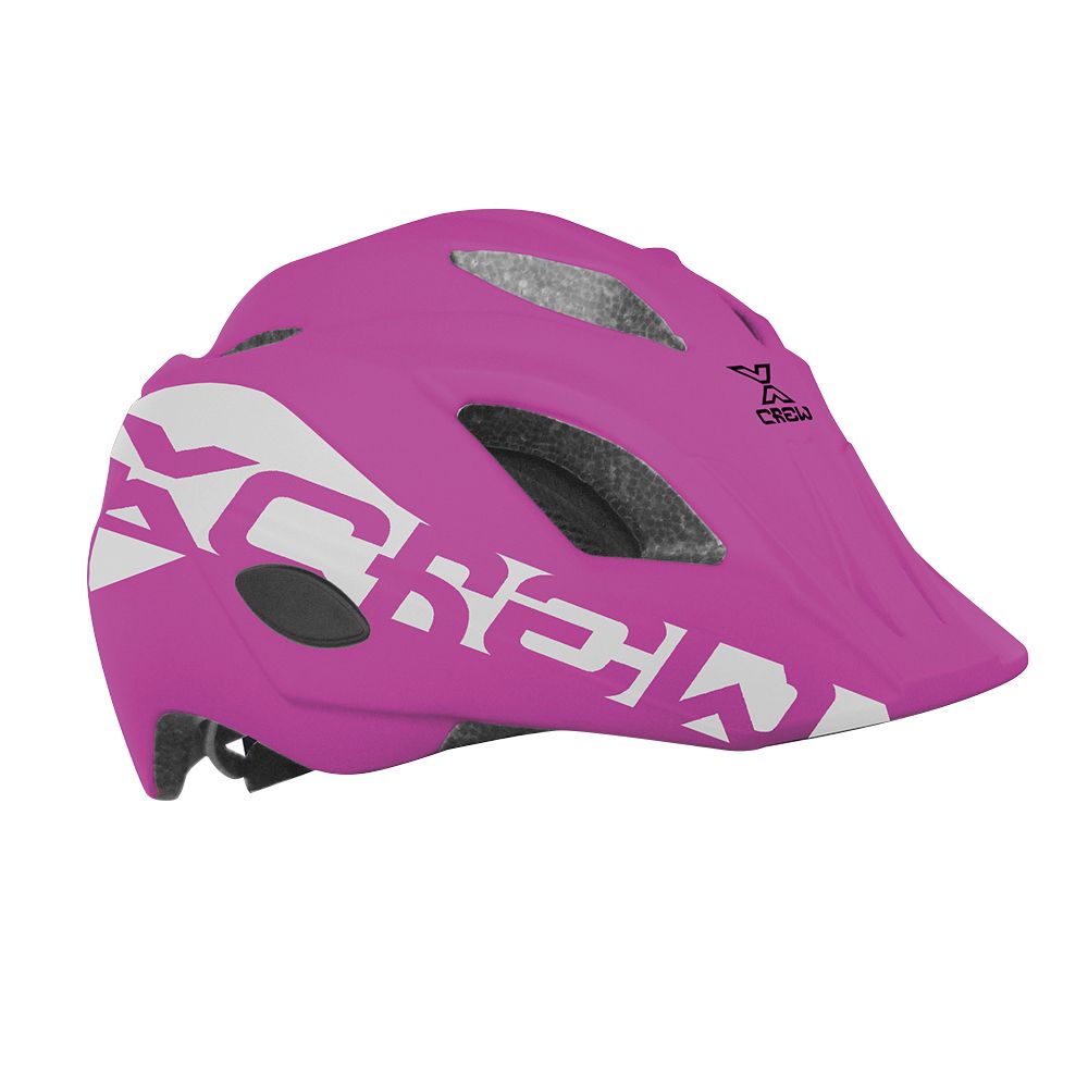 Mvtek Casco Bicicletta Bambino X-Crew Ciclamino S