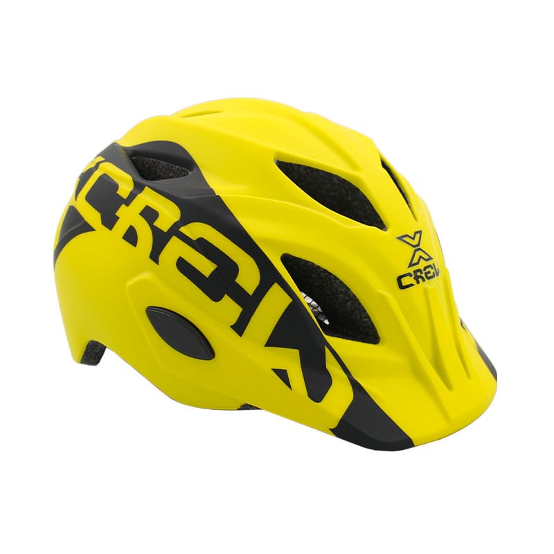 Mvtek Casco Bicicletta Bambino X-CREW Giallo M