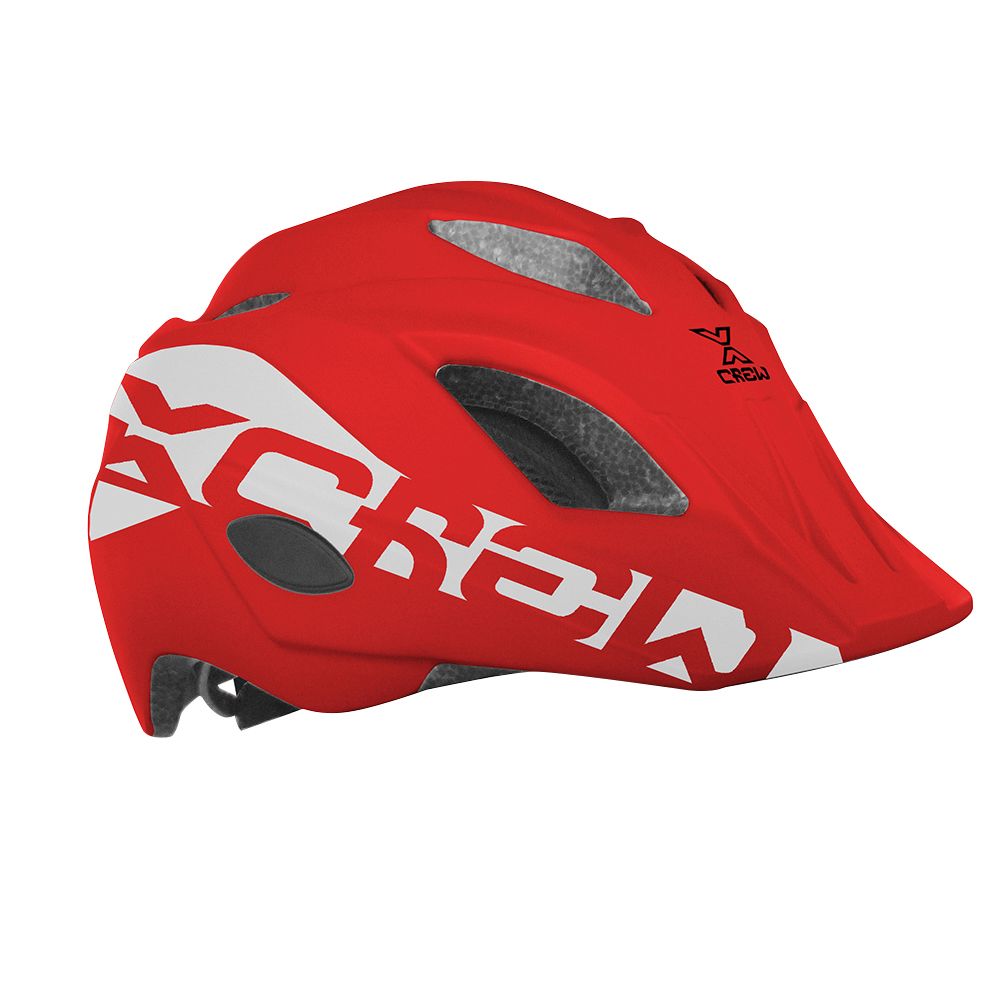 Mvtek Casco Bicicletta Bambino X-Crew Rosso S