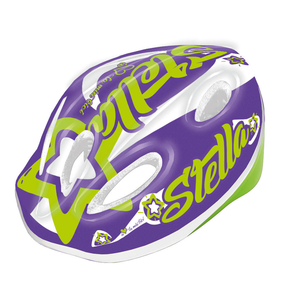 Mvtek Casco Bicicletta Bambino Stella Viola S