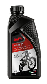 Lampa M2T Pre-Mix Sint, olio per miscela moto 2 tempi - 1 L 00410