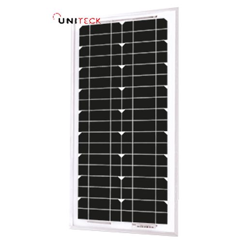 Uniteck Pannello Solare UNISUN 20.12 M 20W 12V monocristallino senza cavo 510 x 310 x 35 mm