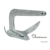 Anclaje de trébol Osculati, versión plegable, fabricado en acero fundido galvanizado en caliente 01.104.05