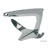 Osculati Trefoil anchor in mirror-polished AISI 316 stainless steel 01.109.05