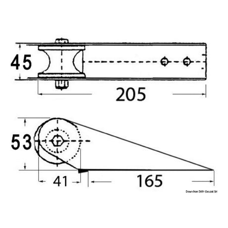 Osculati Musone di prua per piccoli scafi e imbarcazioni 01.118.80