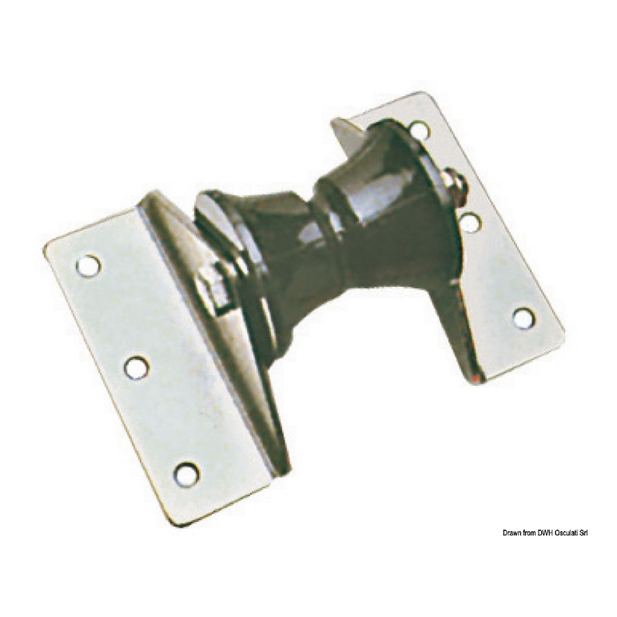 Osculati Bugrolle aus satiniertem Edelstahl für Dolphin Striker 01.119.92