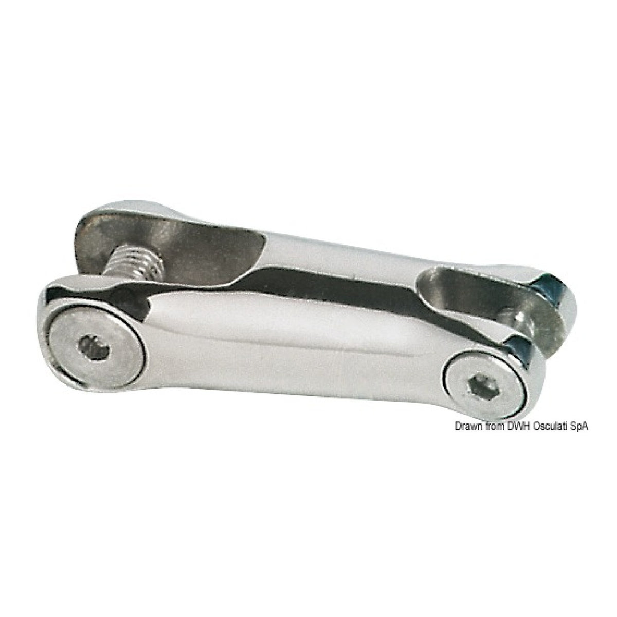 Osculati Edelstahlgelenk ohne Überstand für 6-8/9-10 mm Anker 01.220.01