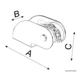 Can Musone fisso in inox per imbarcazioni