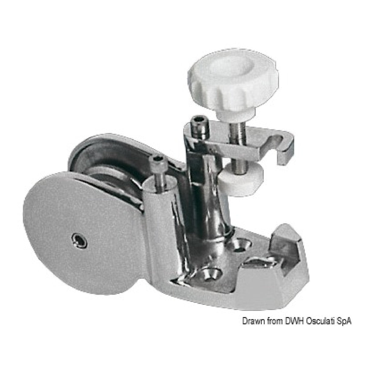 Osculati Musone di prua in inox con blocca ancora 01.350.01