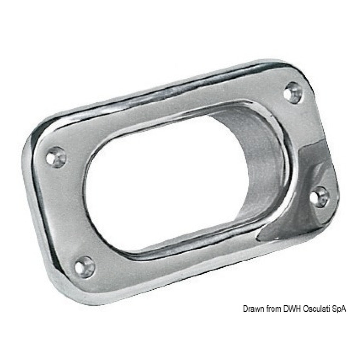 Osculati Cubia en acero inoxidable ovalado 01.352.00