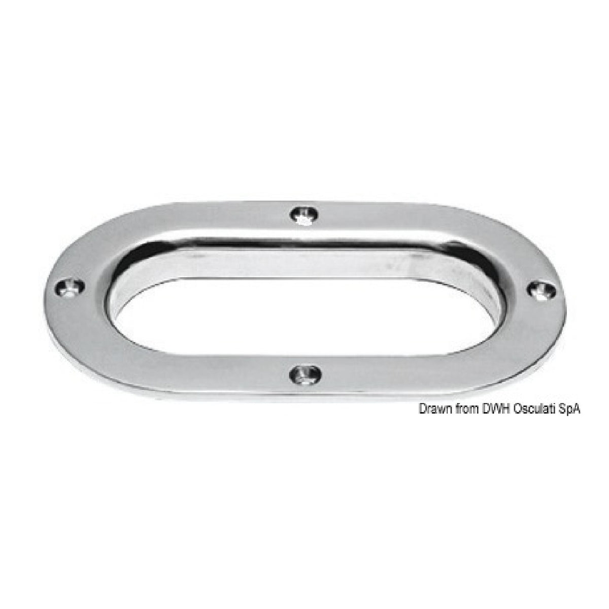 Osculati Cubia en acero inoxidable ovalado 01.352.00