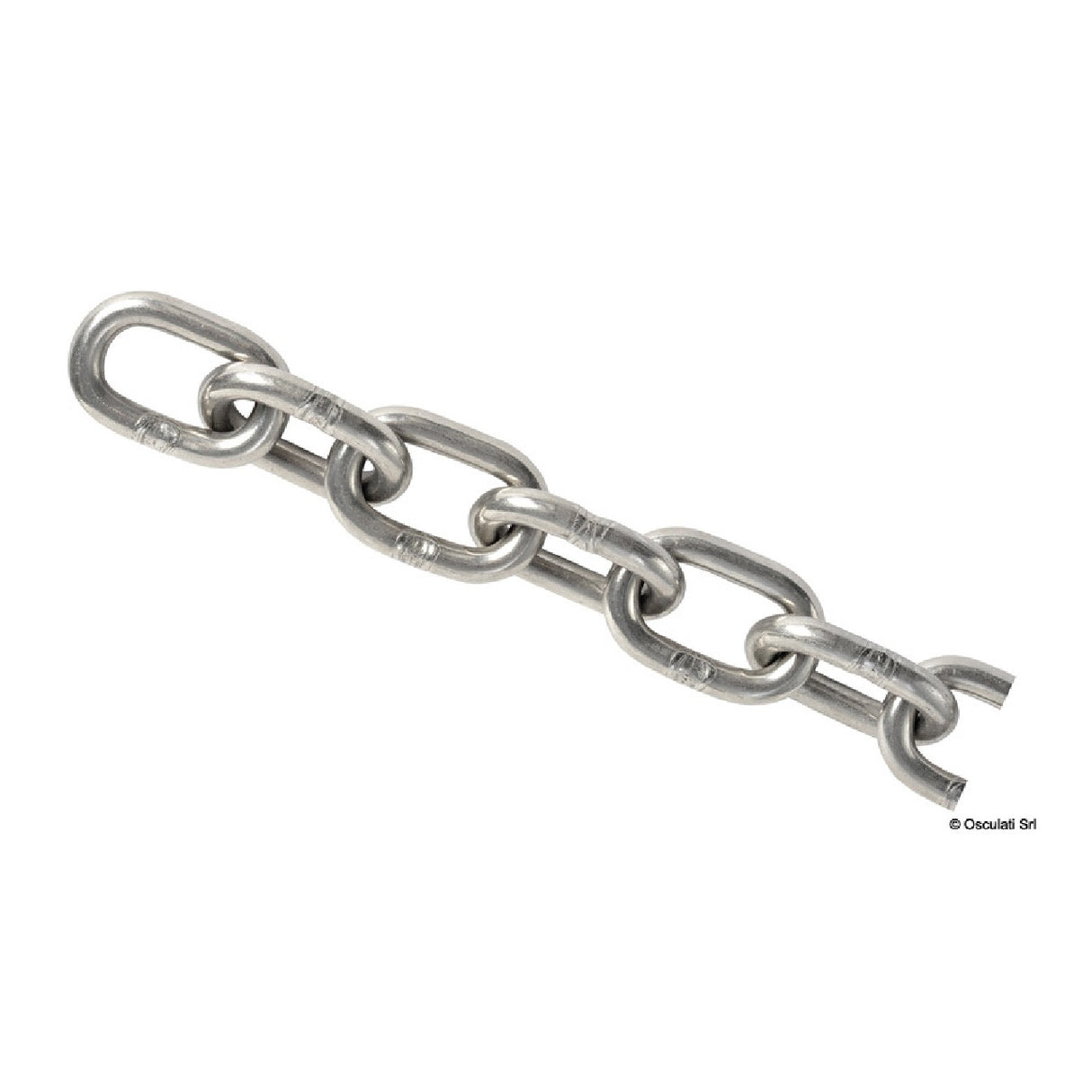 Cadena de eslabones genoveses Osculati en acero inoxidable AISI 316 01.374.03-050