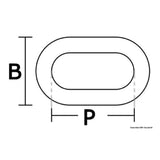 Osculati Catena calibrata in acciaio inox AISI 316 01.375.06-025