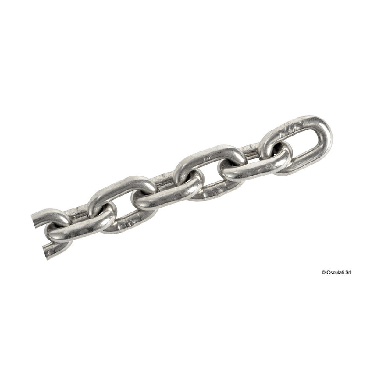 Cadena calibrada Osculati en acero inoxidable AISI 316 01.375.06-025