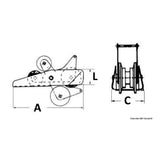 Osculati Musone inox a bascula max 14 kg 01.419.00