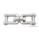 Grillete giratorio pulido de acero inoxidable AISI316 de Osculati/grillete con pasador de alambre 01.439.00