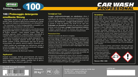 Cora Prelavaggio detergente emolliente Strong 20 kg