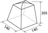 Brunner Tenda spiaggia Cabina II NG