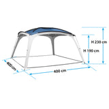 Brunner Gazebo Medusa II 4X4 Blu 0102030N.C30