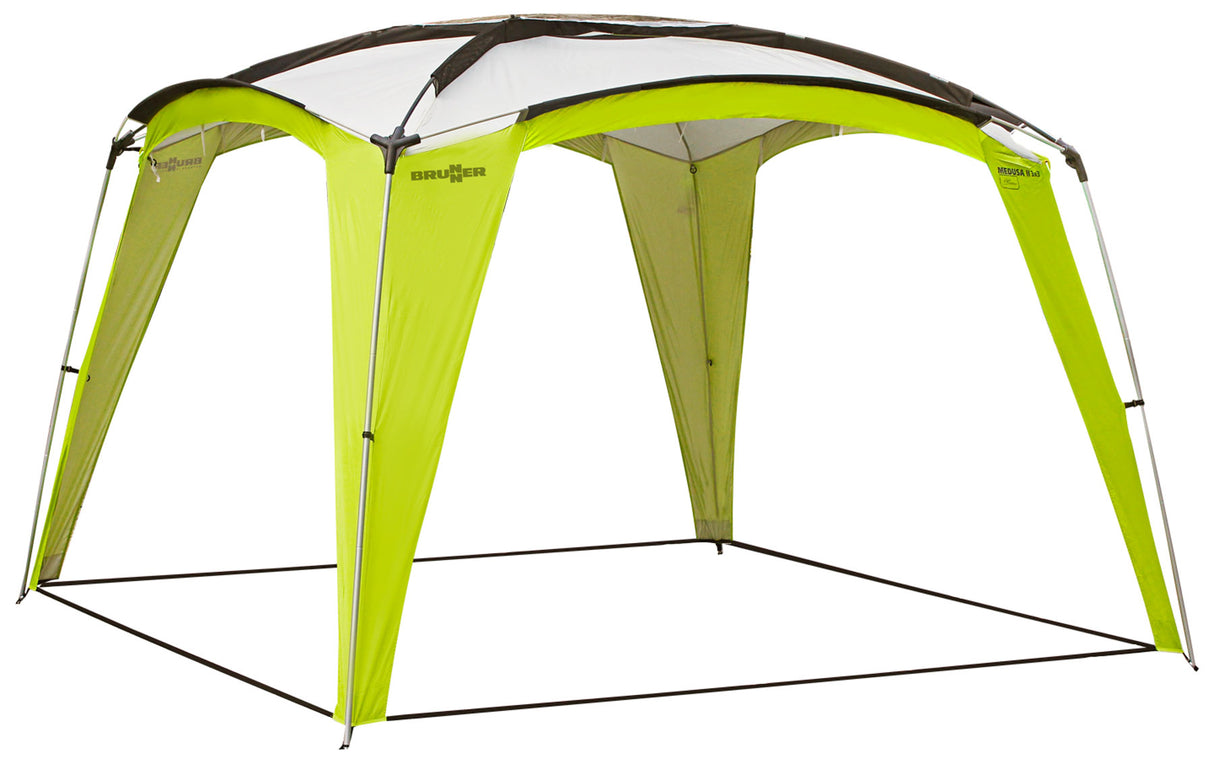 Brunner Gazebo Medusa II 3X3 Grigio-Verde