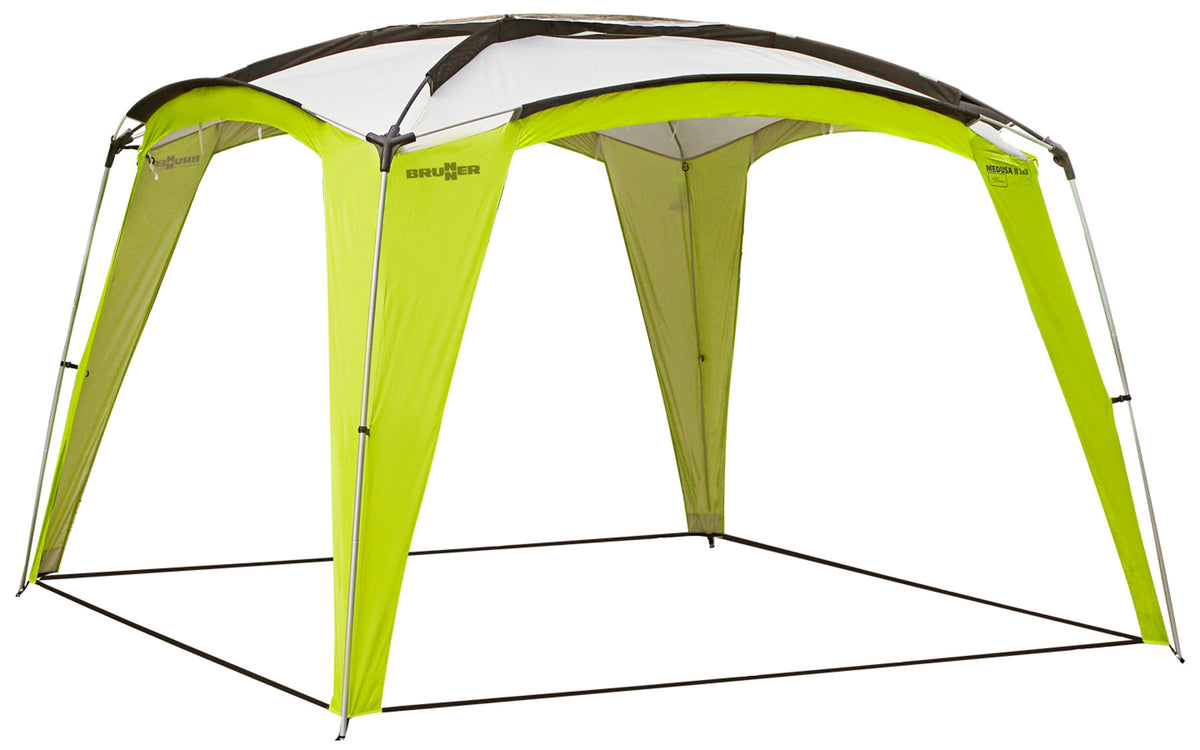 Brunner Pavillon Medusa II 3x3 Grau-Grün