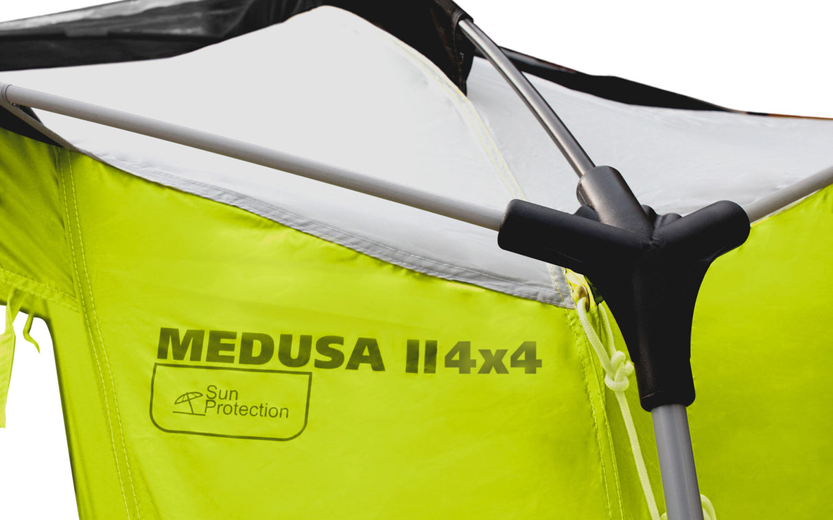 Gazebo Medusa II 3X3 Grigio-Verde Brunner