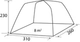 Veranda Gonfiabile Brunner Trouper 2.0 AIRtech per Minibus e Van 310 x 260 cm