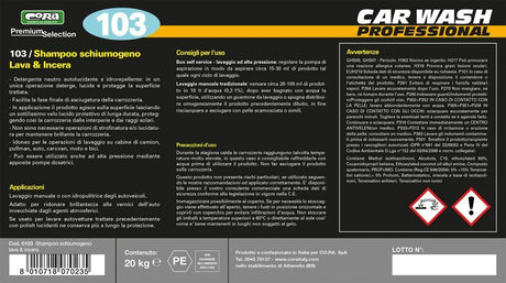 Cora Shampoo schiumogeno Lava & Incera 20 kg