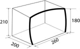 Brunner Skia Campervan/Caravan AIRtech aufblasbares Vorzelt 240 x 280 cm