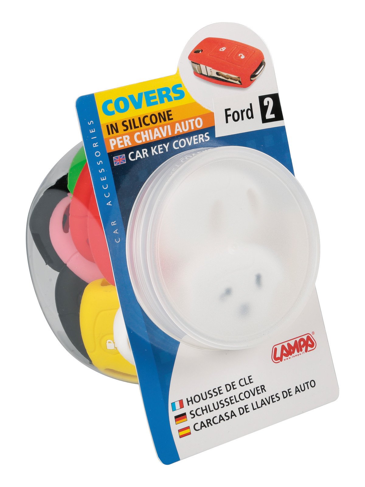Lampa Covers per chiavi auto, dispenser 20 pz - compatibile per - Ford - 2 01503