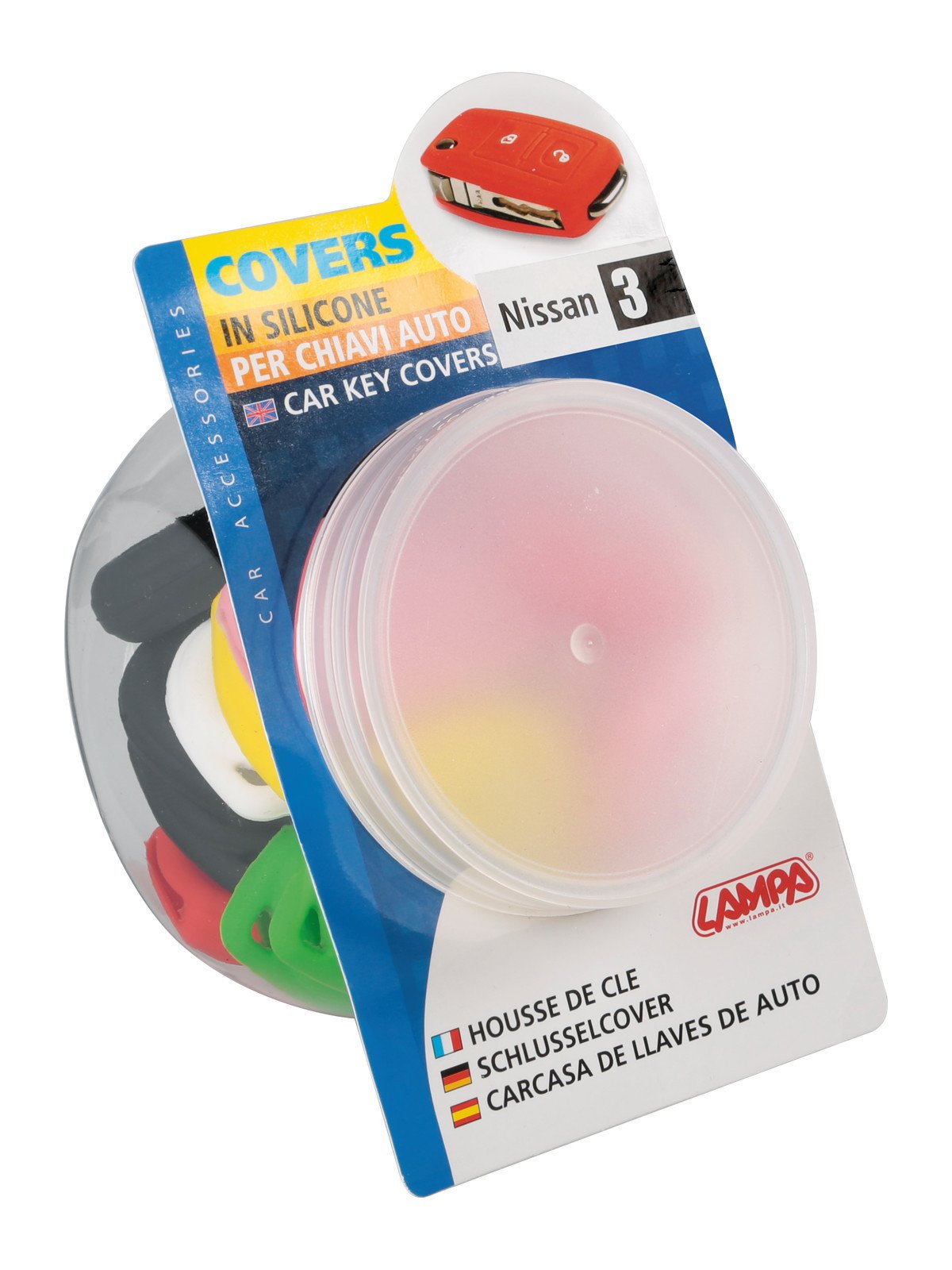 Lampa Covers per chiavi auto, dispenser 20 pz - - Nissan, Suzuki - 3 01512