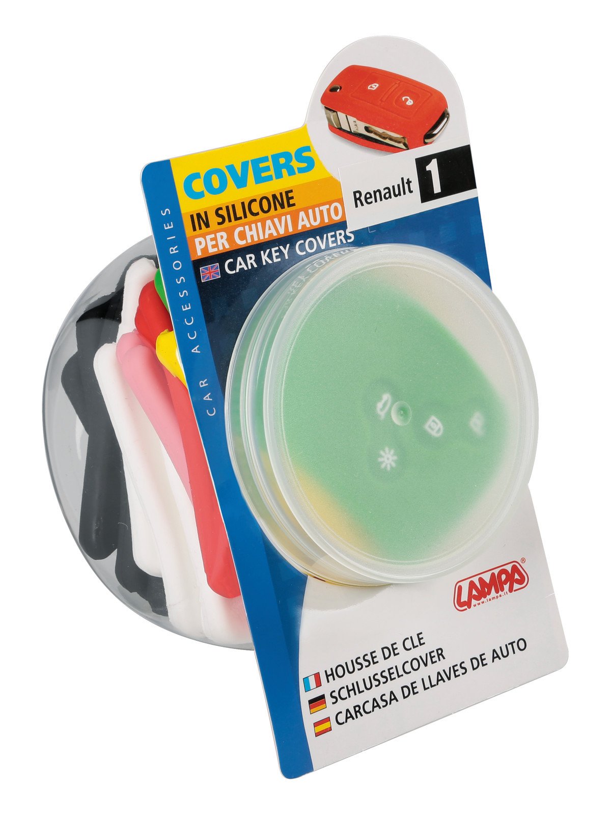 Lampa Covers per chiavi auto, dispenser 20 pz - compatibile per - Renault - 1 01521