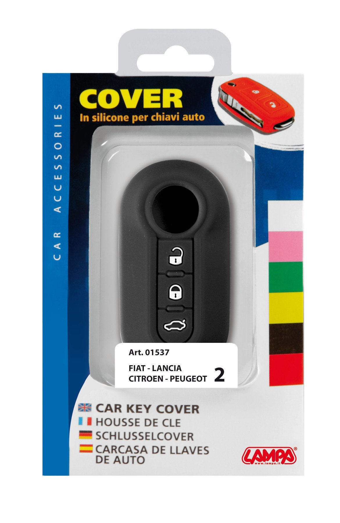 Lampa Cover per chiavi auto, conf. singola - Citroen, Fiat, Lancia, Peugeot 2 01537