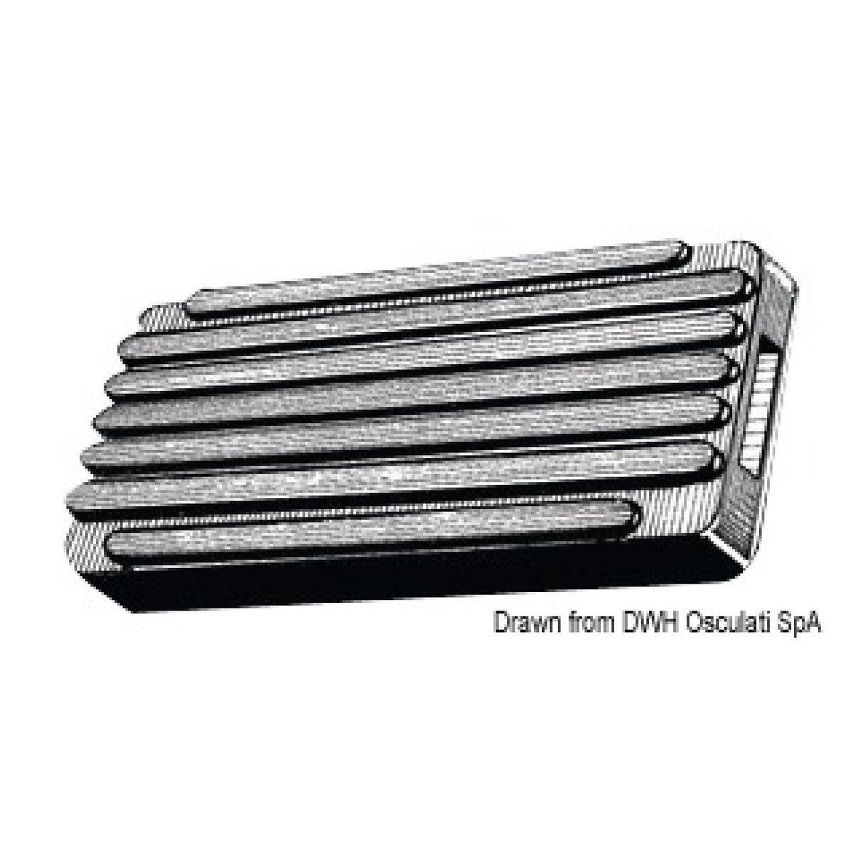 Osculati Bogenstützscheide 02.001.00