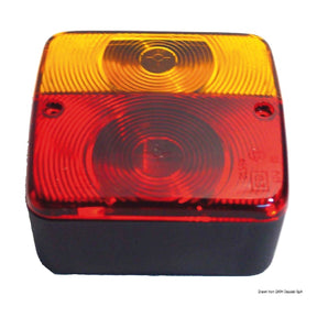 Osculati Fanale carrello traino posteriore DX 3 funzioni 2 lampadine 02.021.05 - AmerigoStore