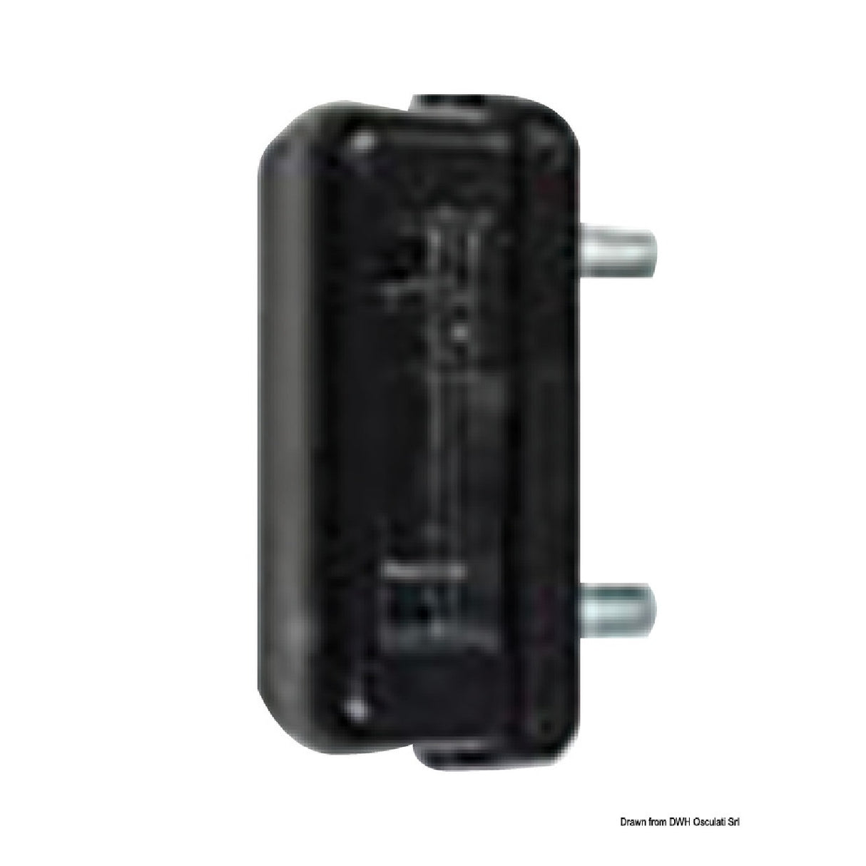 Osculati Rückleuchte für Anhänger mit Kennzeichenhalterung - weißes Licht 02.021.35