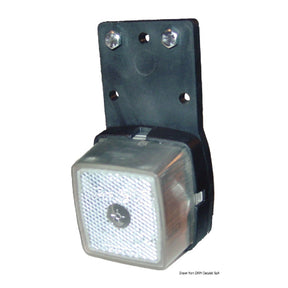 Osculati Fanale carrello traino d'ingombro base gomma bianco 02.022.04 - AmerigoStore