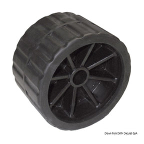 Osculati Rullo rimorchio laterale nero 75 mm diametro foro 17 mm 02.029.08 - AmerigoStore