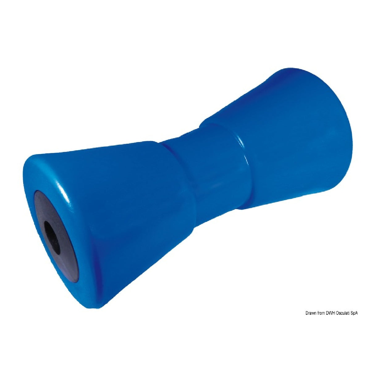 Osculati Rullo rimorchio centrale blu 200 mm diametro foro 21 mm 02.029.21
